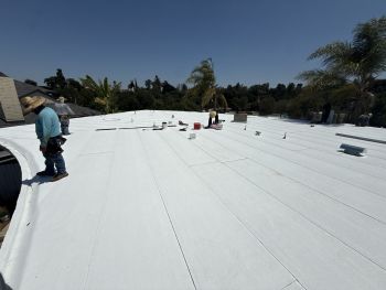 Roof coating in Fort Macarthur, CA by A. Keith Inc.